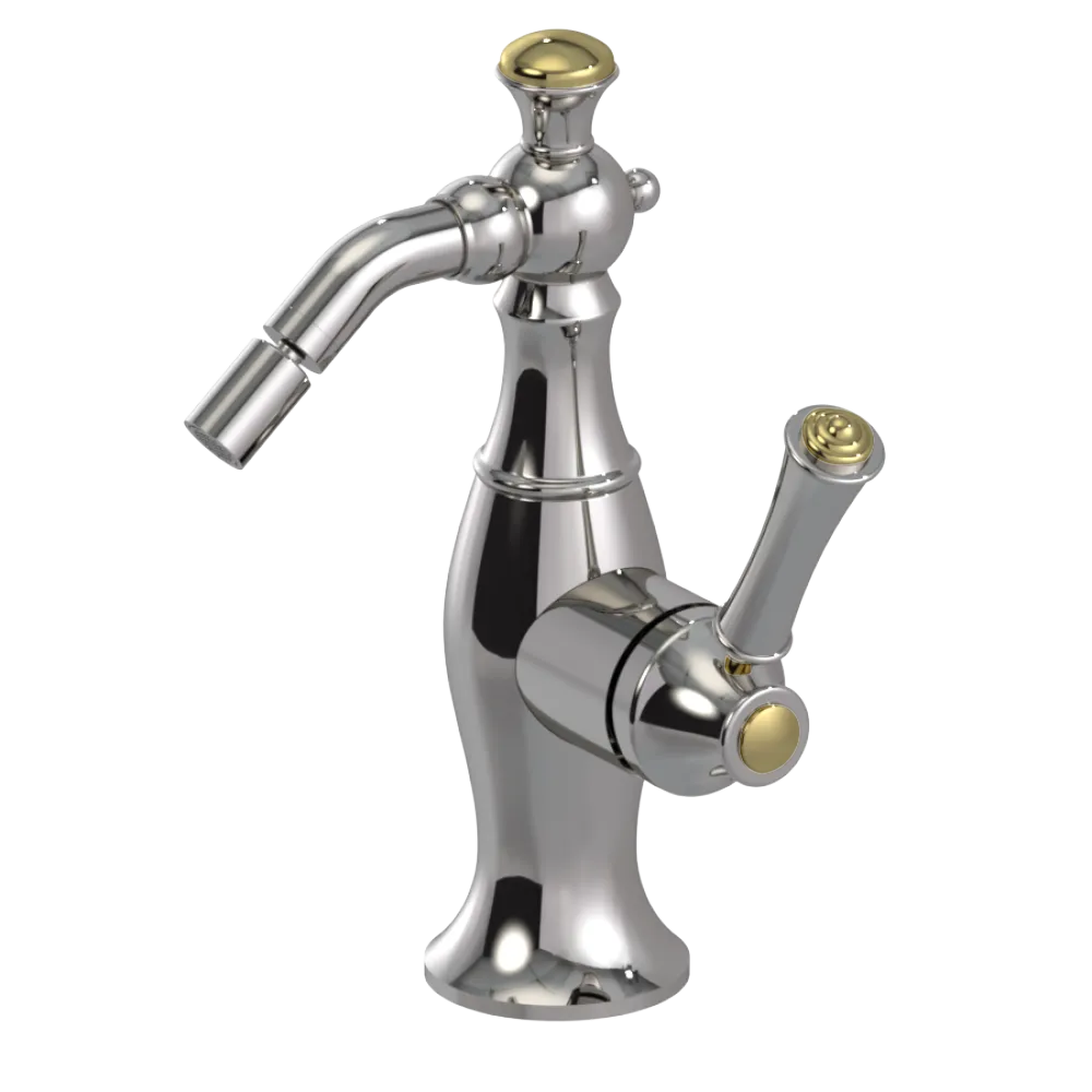 Rubinet Single Control Bidet Fitting (less drain) Polished Nickel