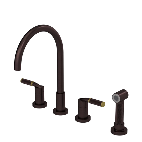Rubinet Widespread Kitchen Set with Hand Spray Oil Rubbed Bronze