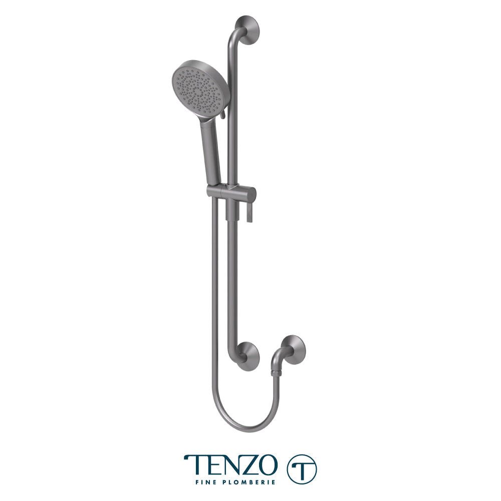 Shower sliding bars kits whit supply elbow