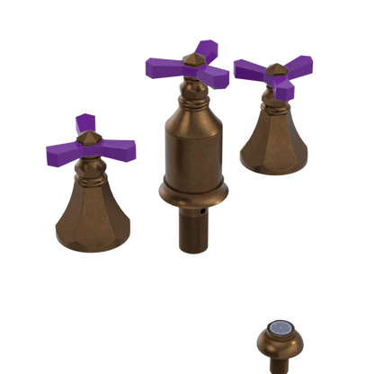 Rubinet Bidet Fitting with Spray, Diverter, and Vacum Breaker (Less Drain) Oil Rubbed Bronze