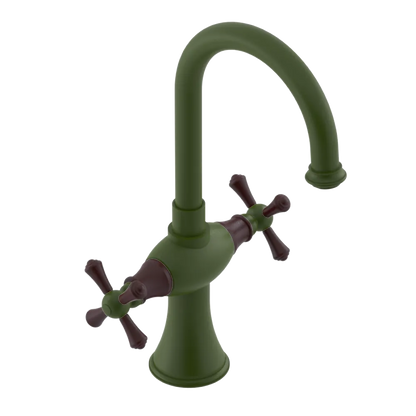 Rubinet Single Hole Dual Handle Lav. Set. (less drain) Green Envy