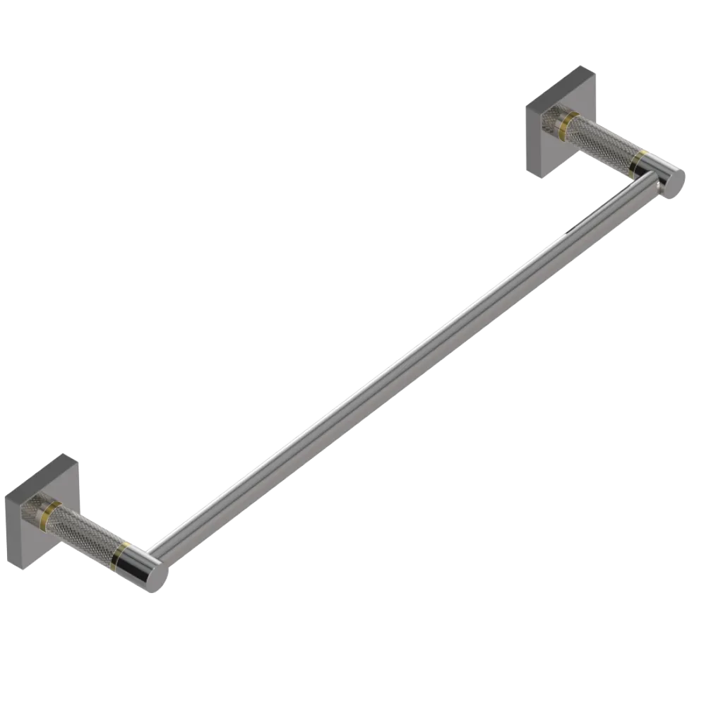 Rubinet 24" TOWEL BAR Polished Nickel