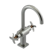 Rubinet Single Hole Dual Handle Lav. Set. (less drain) Satin Nickel