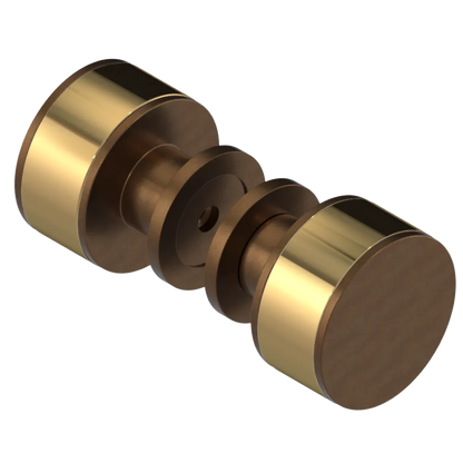 Rubinet Shower Door Knob (set) Tuscan Brass