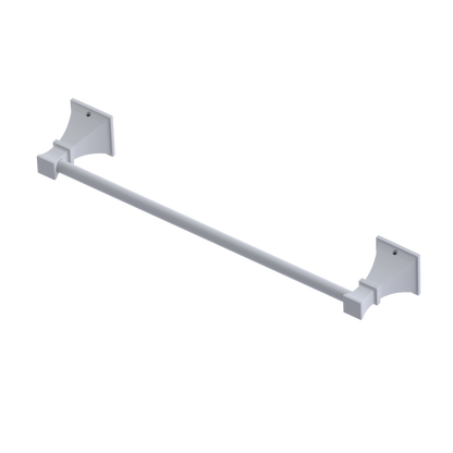 Rubinet Towel Bar 18" White