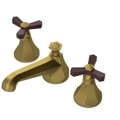 Rubinet Widespread Lav. Set. (less drain) Antique Brass Matt