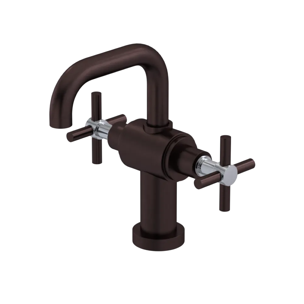 Rubinet Single Hole Dual Handle Lav. Set. (less drain) Oil Rubbed Bronze