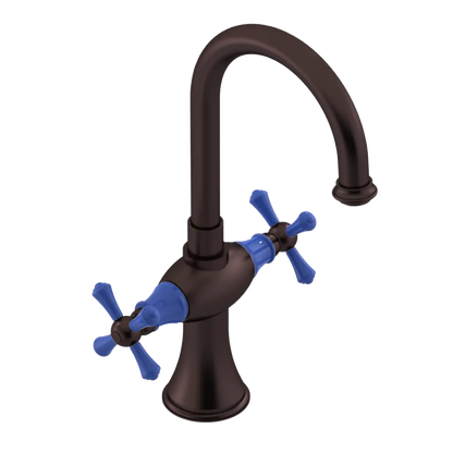 Rubinet Single Hole Dual Handle Lav. Set. (less drain) Oil Rubbed Bronze