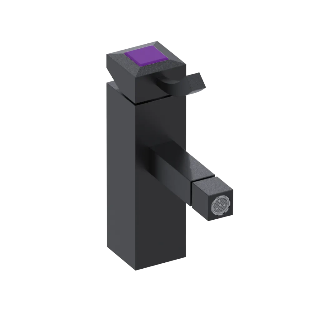 Rubinet Single Control Bidet Fitting (less drain) Matt Black