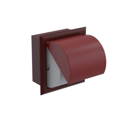 Rubinet RECESSED TOILET PAPER HOLDER Bordeaux