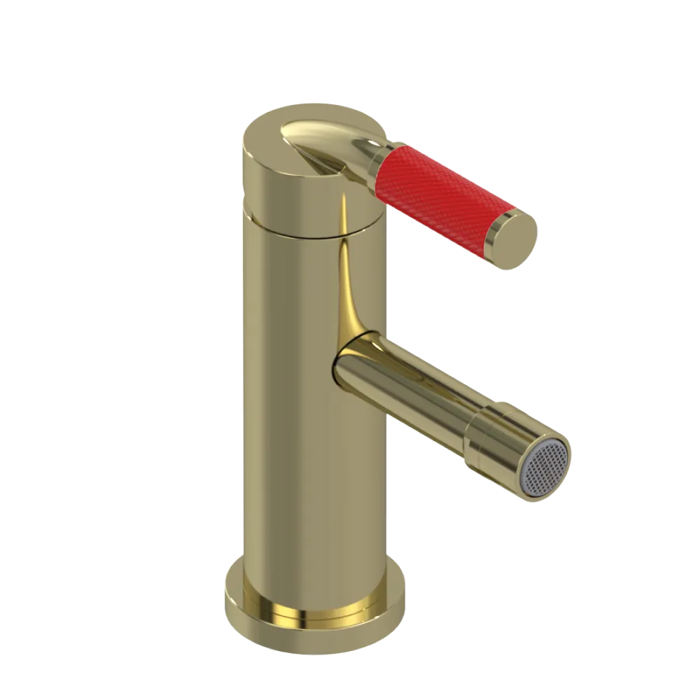 Rubinet Single Control Bidet Fitting (less drain) Gold