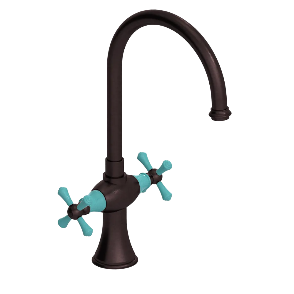 Rubinet Two Handle Single Hole Kitchen Set Oil Rubbed Bronze
