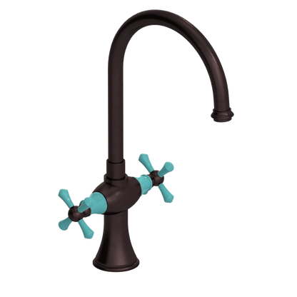 Rubinet Two Handle Single Hole Kitchen Set Oil Rubbed Bronze
