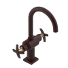 Rubinet Single Hole Dual Handle Lav. Set. (less drain) Bordeaux