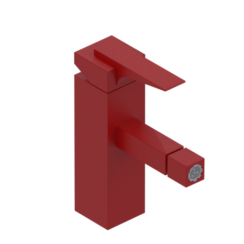Rubinet Single Control Bidet Fitting (less drain) Maroon