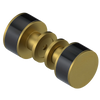 Rubinet Shower Door Knob (set) Antique Brass Matt