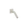 Baril 6" wall-mounted shower arm, square flange