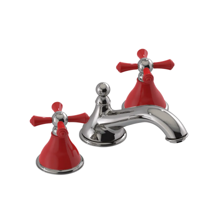 Rubinet Widespread Lav. Set. (less drain) Polished Nickel