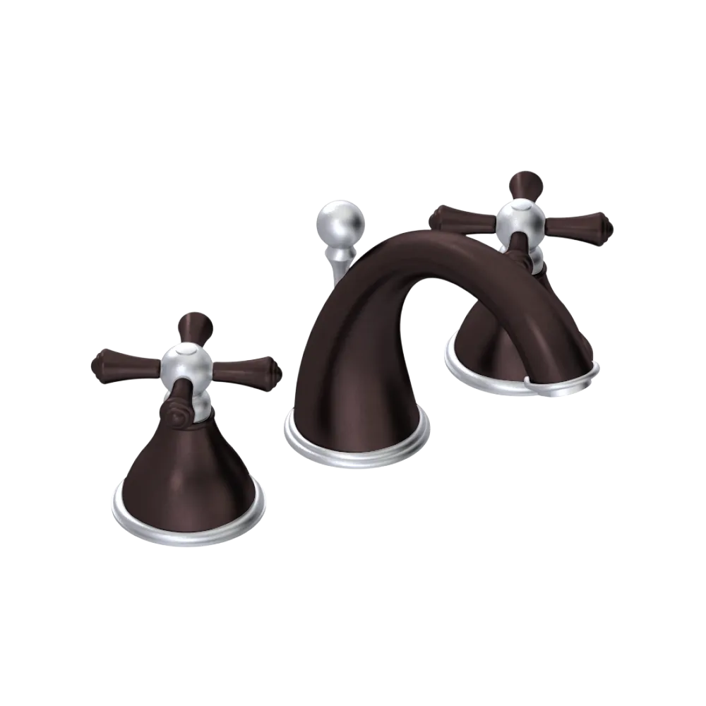 Rubinet Widespread Lav. Set. (less drain) Oil Rubbed Bronze