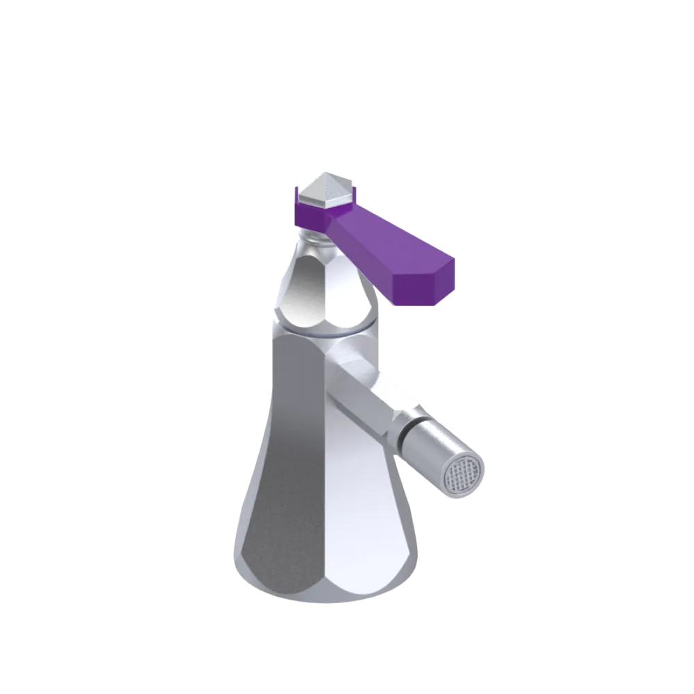 Rubinet Single Control Bidet Fitting (less drain) Satin Chrome