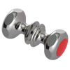Rubinet Shower Door Knob (set) Polished Nickel