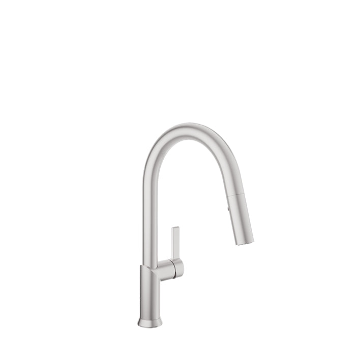 Baril Single-hole kitchen faucet with 2-function pull-down spray