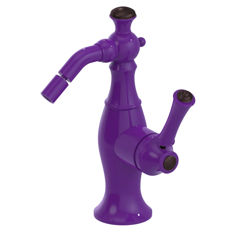 Rubinet Single Control Bidet Fitting (less drain) Purple Haze