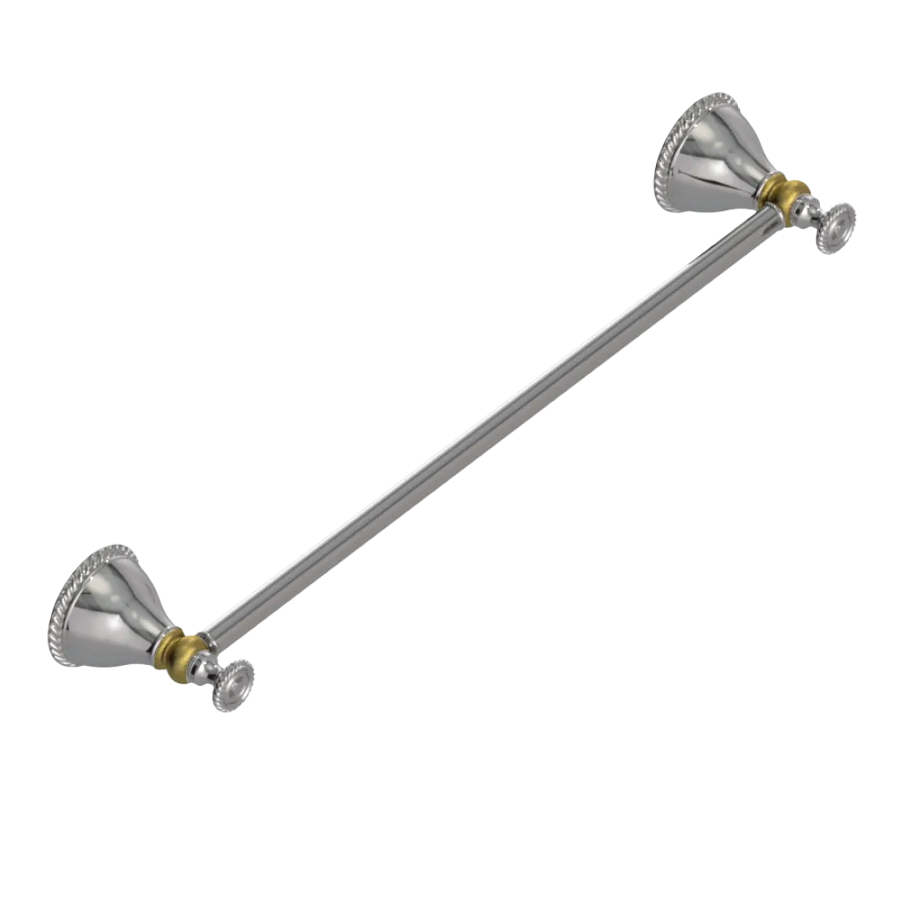 Rubinet Towel Bar 18" Polished Nickel