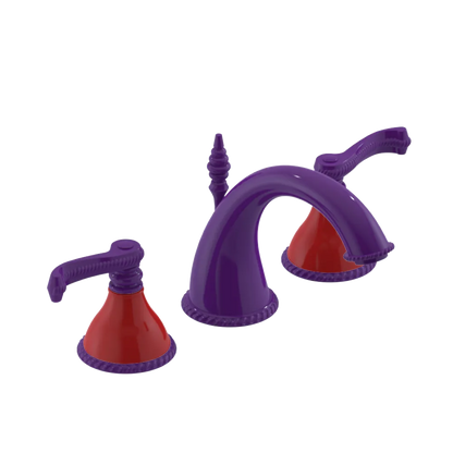 Rubinet Widespread Lav. Set. (less drain) Purple Haze