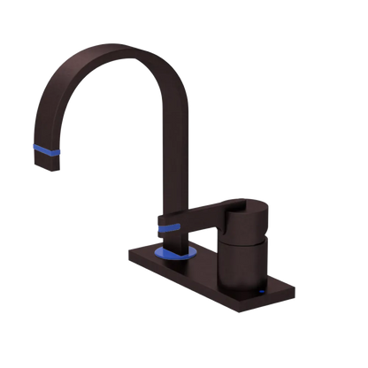 Rubinet 4" Centre Single Control Lav. Set (less drain) Oil Rubbed Bronze