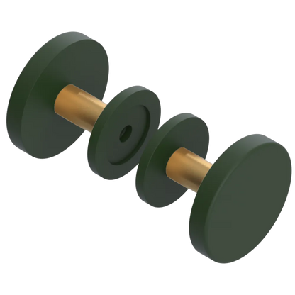 Rubinet Shower Door Knob (set) Green Envy