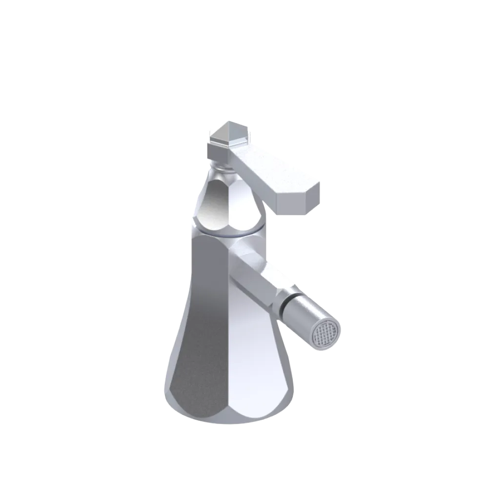 Rubinet Single Control Bidet Fitting (less drain) Satin Chrome