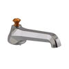 Rubinet Tub Filler Spout Deck Mount Polished Nickel