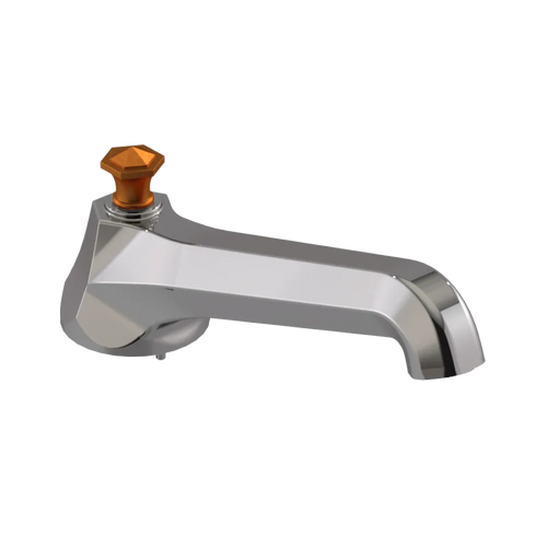 Rubinet Tub Filler Spout Deck Mount Polished Nickel