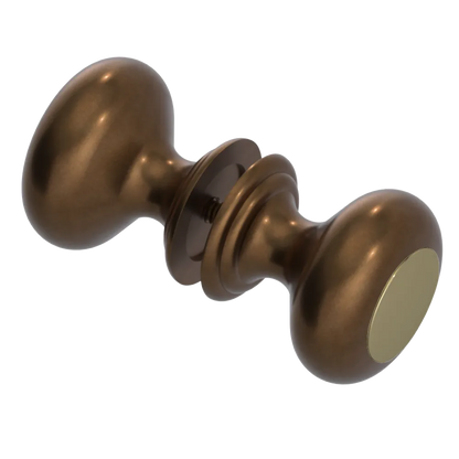 Rubinet Shower Door Knob (set) Tuscan Brass