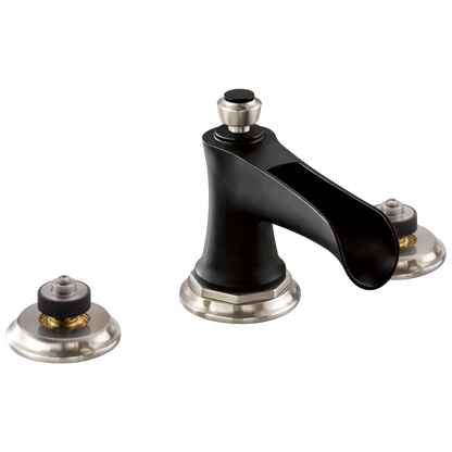 Brizo Widespread Lavatory Faucet With Channel Spout Less Handles 12 Gpm