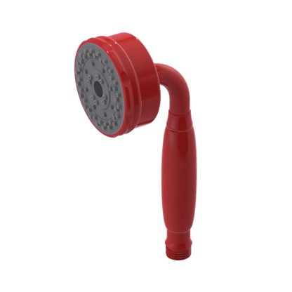 Rubinet 3 Function Hand Held Shower Only Red