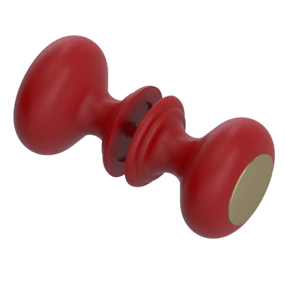 Rubinet Shower Door Knob (set) Maroon