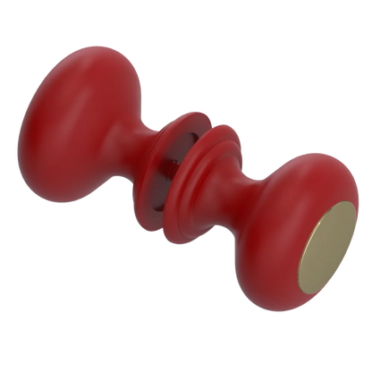 Rubinet Shower Door Knob (set) Maroon