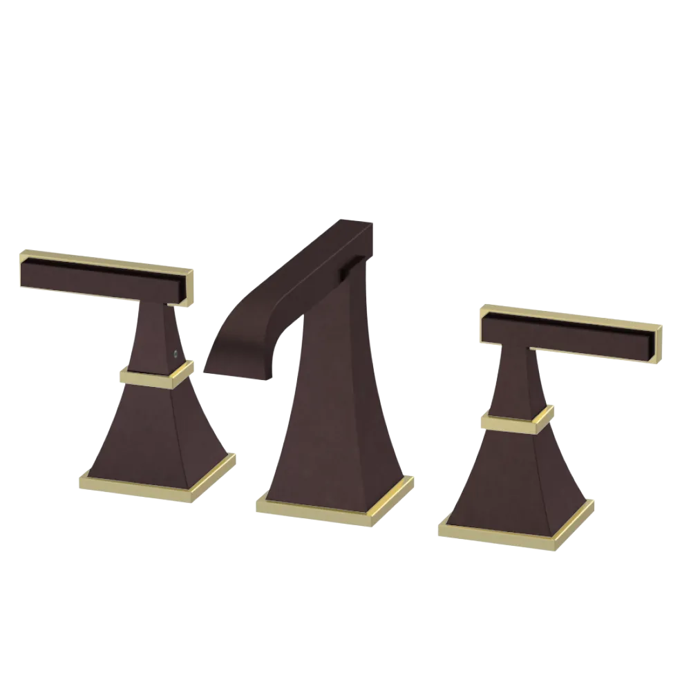 Rubinet Widespread Lav. Set. (less drain) Oil Rubbed Bronze