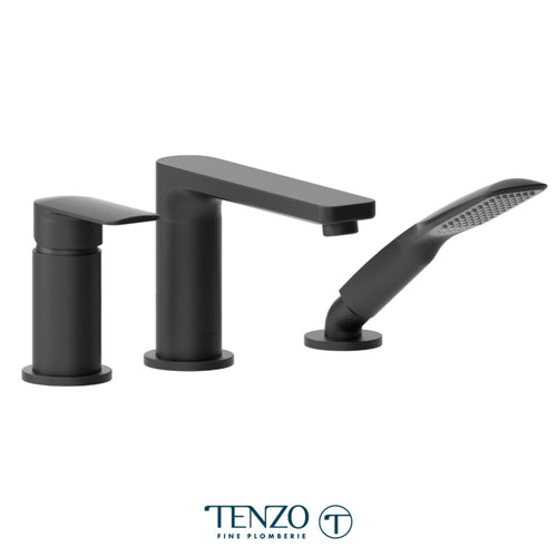 3 pieces deck mount tub ﬁller