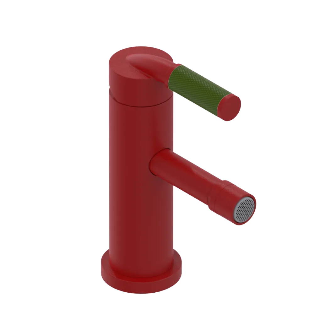 Rubinet Single Control Bidet Fitting (less drain) Maroon
