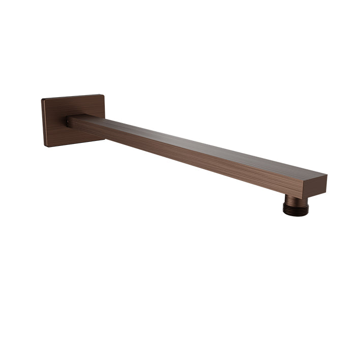 Baril 16" rectangular wall-mounted shower arm