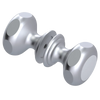 Rubinet Shower Door Knob (set) Satin Chrome