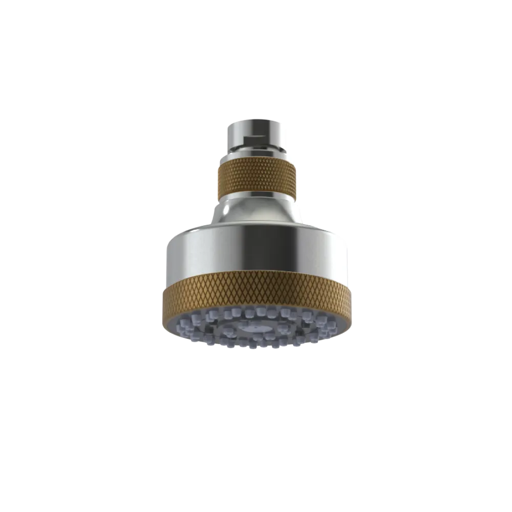 Rubinet 3 FUNCTION SHOWER HEAD Satin Nickel