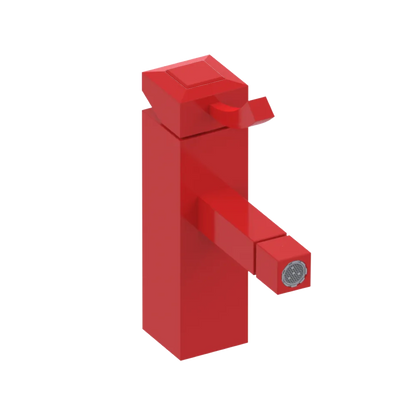 Rubinet Single Control Bidet Fitting (less drain) Red