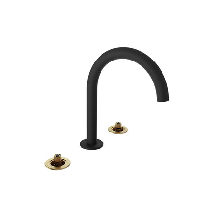Baril 8" c/c lavatory faucet (without handle), drain included