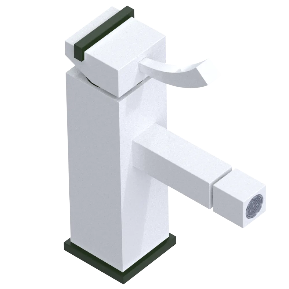 Rubinet Single Control Bidet Fitting (less drain) White