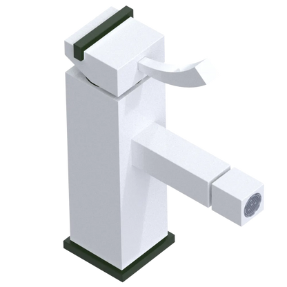 Rubinet Single Control Bidet Fitting (less drain) White