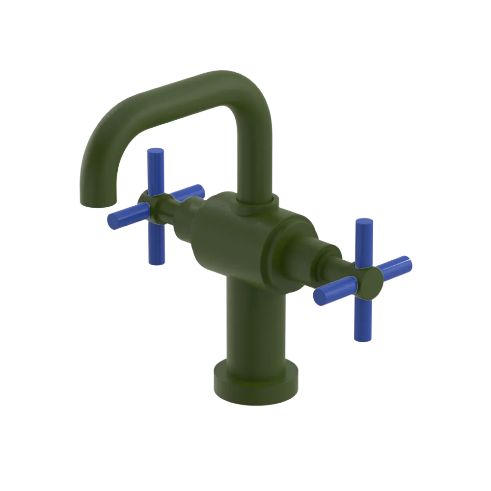 Rubinet Single Hole Dual Handle Lav. Set. (less drain) Green Envy